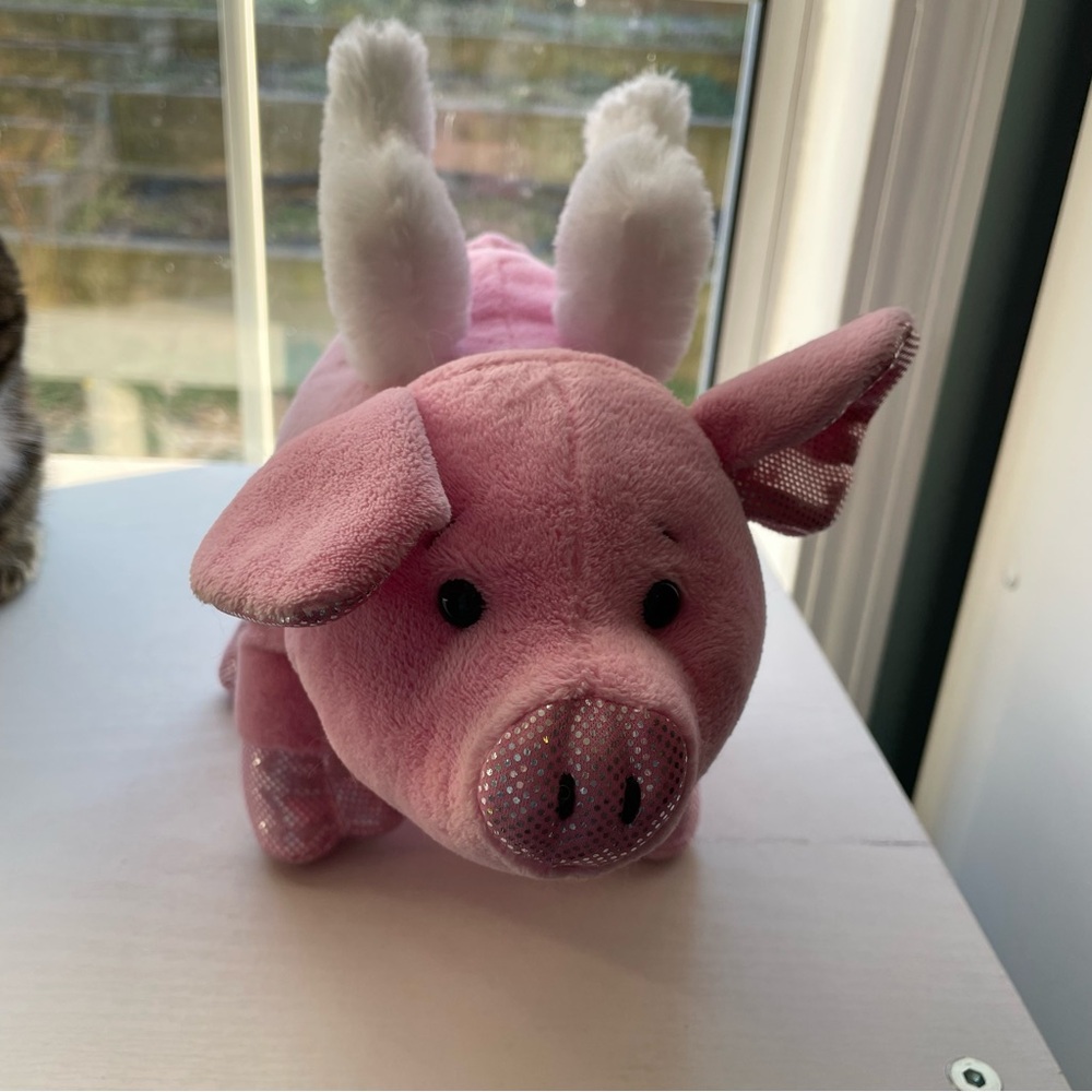 Webkinz Flutter Pig- rare- no tags